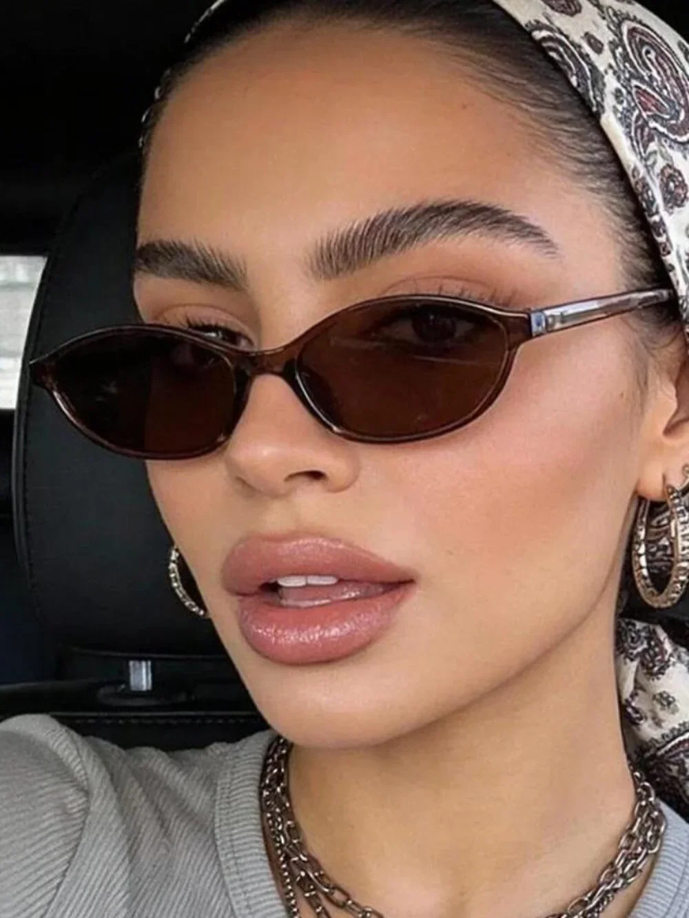 Retro  Oval Sunglasses